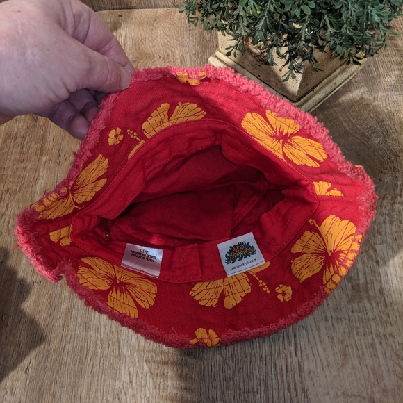 Rainforest Cafe Hawaiian SUN Shade Hat sz 4-10 - Picture 2 of 3